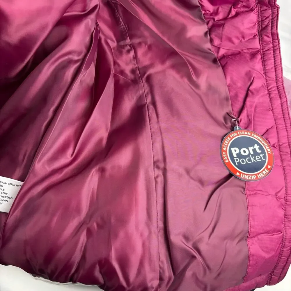 NWT Port Authority Plum Color Puff Vest, Small - Picture 10 of 11